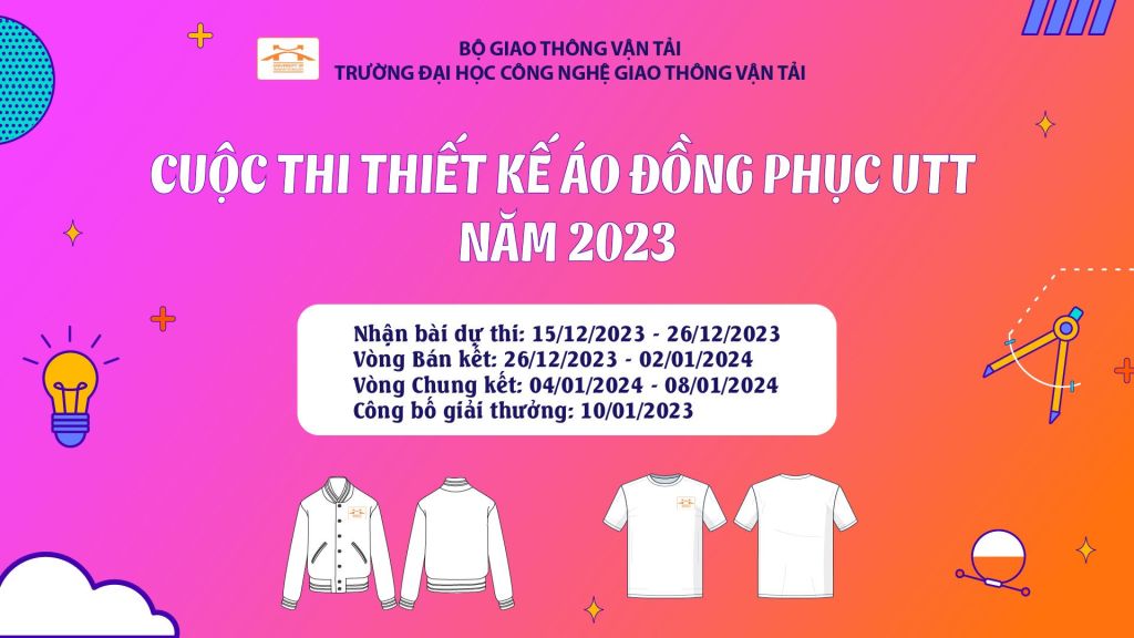 Kế hoạch tổ chức cuộc thi thiết kế áo đồng phục UTT năm 2023