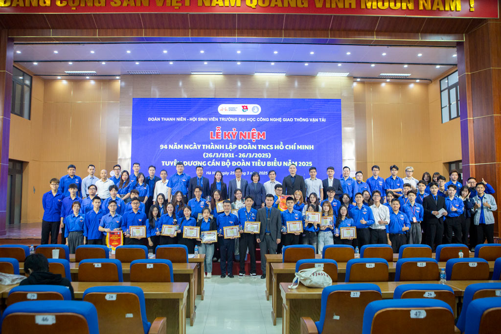 Lễ kỷ niệm 94 năm Ngày thành lập Đoàn TNCS Hồ Chí Minh và Tuyên dương Cán bộ Đoàn tiêu biểu năm 2025