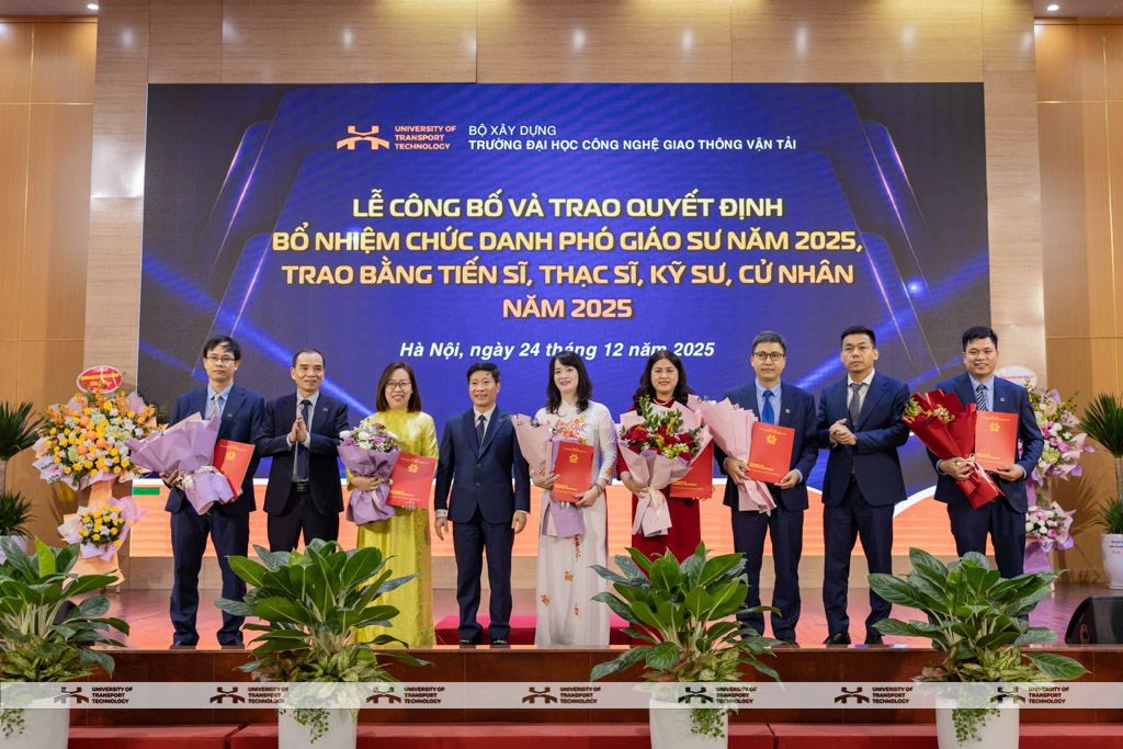 Lễ công bố và trao Quyết định bổ nhiệm chức danh Phó Giáo sư năm 2025