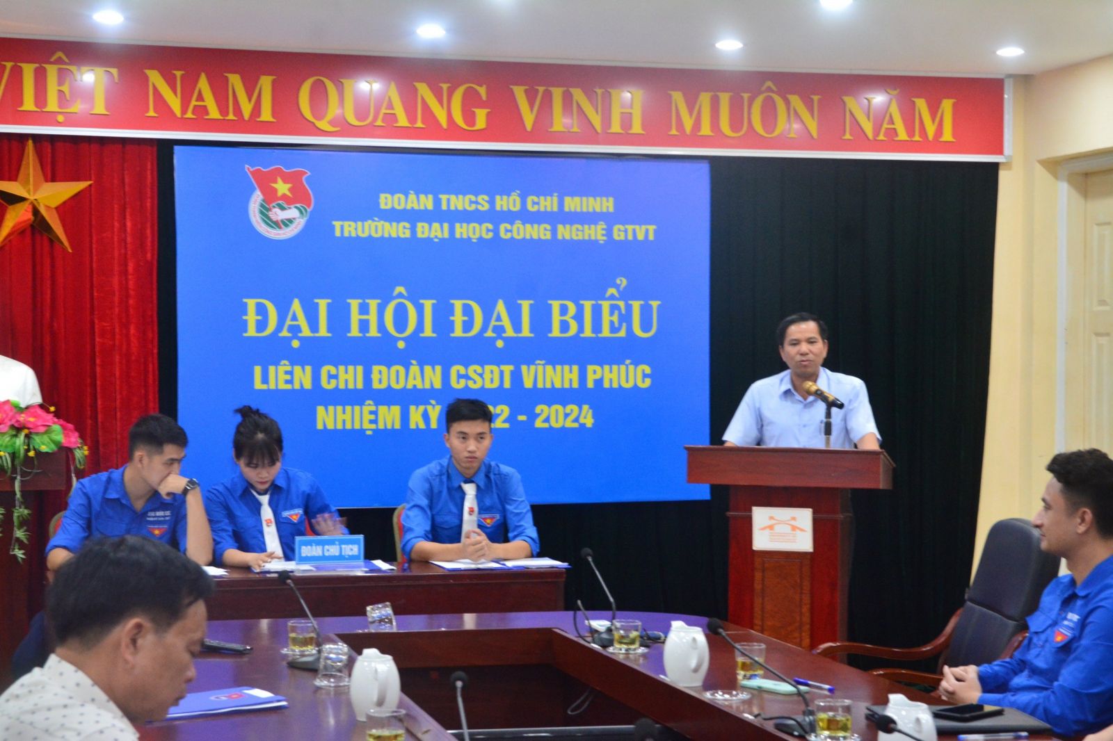 ĐẠI HỘI ĐẠI BIỂU LIÊN CHI ĐOÀN CƠ SỞ ĐÀO TẠO VĨNH PHÚC, NHIỆM KỲ 2022 - 2024