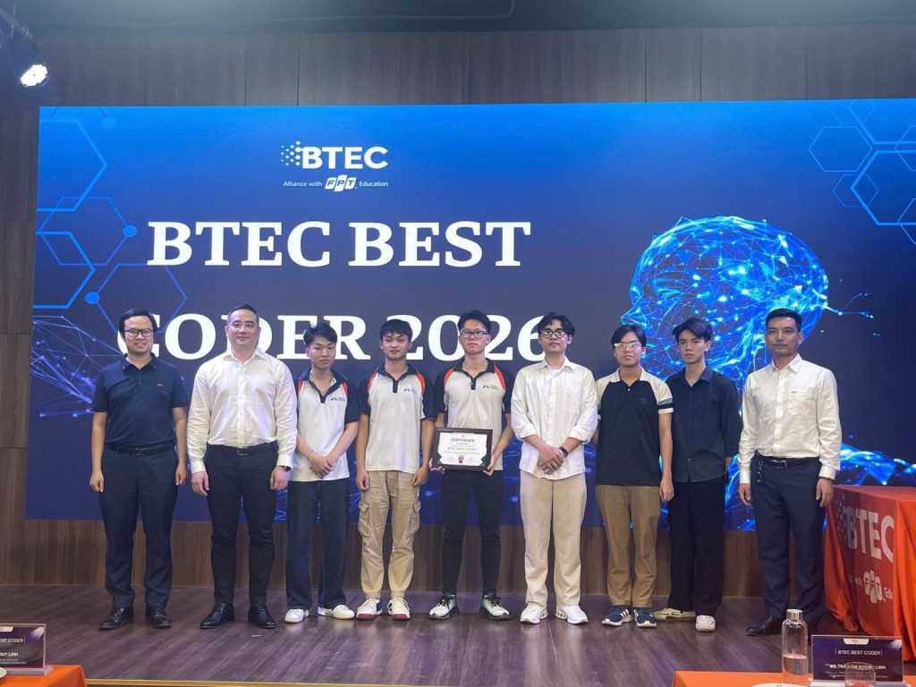 iEdu Team – UTT Wins Second Prize at BTEC Best Coder 2026