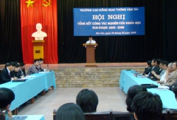 Hội nghị tổng kết công tác NCKH giai đoạn 2006- 2008