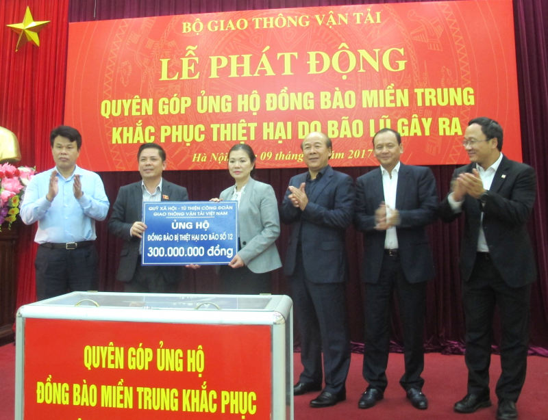 Thông báo Quyên góp ủng hộ Quỹ Xã hội - từ thiện Công đoàn GTVT Việt Nam