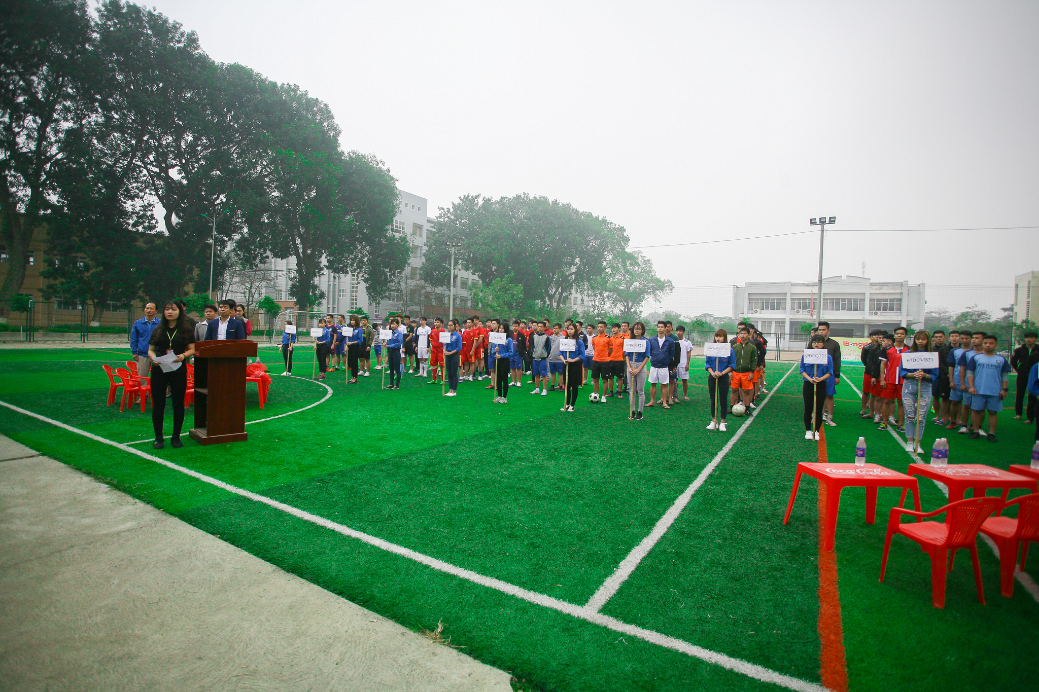 Lễ Khai mạc giải bóng đá sinh viên K67 tại Vĩnh Phúc đợt 2