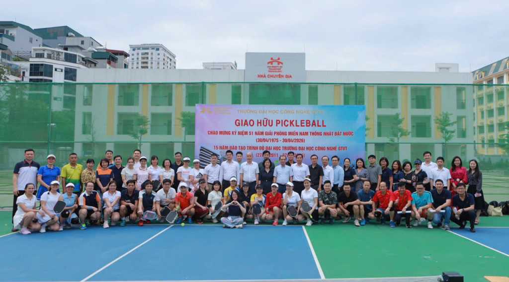 Giải đấu giao hữu Pickleball cấp Trường 2026: Lan tỏa tinh thần thể thao, gắn kết 3 cơ sở đào tạo