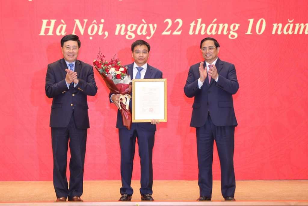 Thủ tướng Phạm Minh Chính trao Quyết định bổ nhiệm Bộ trưởng GTVT