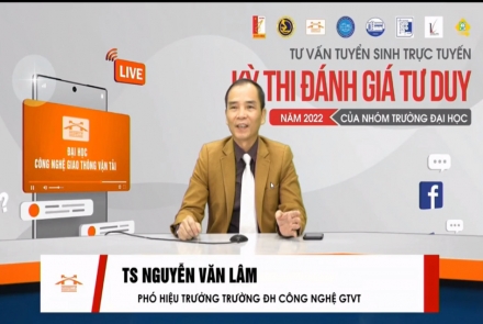 Trường ĐH Công nghệ GTVT tham gia tư vấn kỳ thi đánh giá tư duy năm 2022