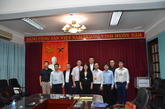 Tiếp và làm việc với Viện hợp tác quốc tế và viện Tài nguyên địa chất trường Đại học Địa chất Trung Quốc (Vũ Hán)