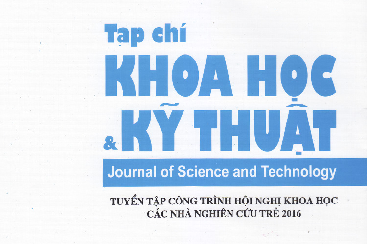 Danh mục bài bào Tạp chí Khoa học và Kỹ thuật - số 175 (4/2016) - Học viện Kỹ thuật Quân sự