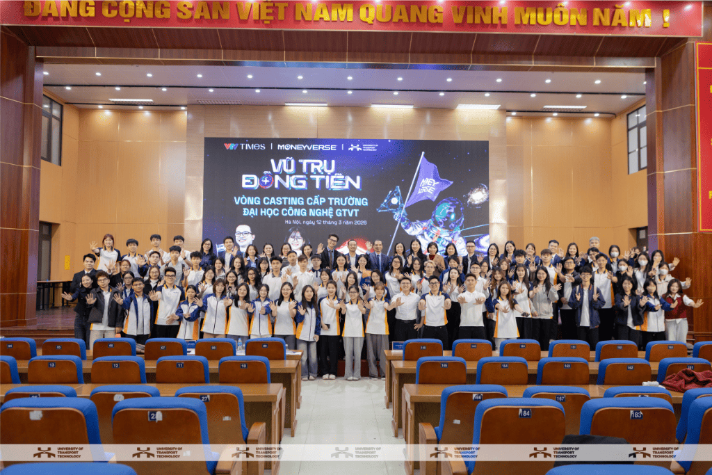 “Vũ trụ Đồng tiền - The Moneyverse 2026” khuấy động UTT với hơn 300 sinh viên tham gia