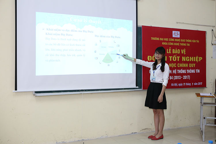 Khoa CNTT tổ chức bảo vệ đồ án tốt nghiệp cho sinh viên Khóa 64