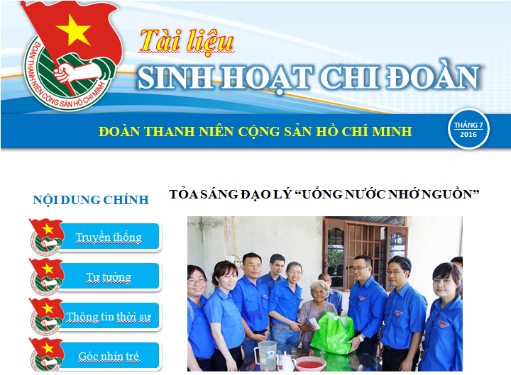 Báo cáo tổng kết hoạt động công tác của Chi đoàn năm học 2016-2017