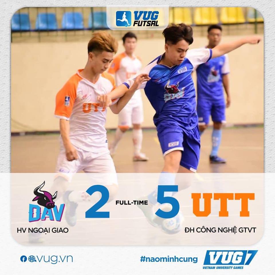 VUG 2019 - UTT chiến thắng 5-2 trước Học viện Ngoại giao, cầm chắc tấm vé vào vòng 1/16