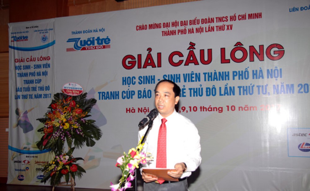 Thông báo Tham gia Giải cầu lông học sinh, sinh viên TP Hà Nội Tranh cúp Báo tuổi trẻ thủ đô lần thứ V năm 2018