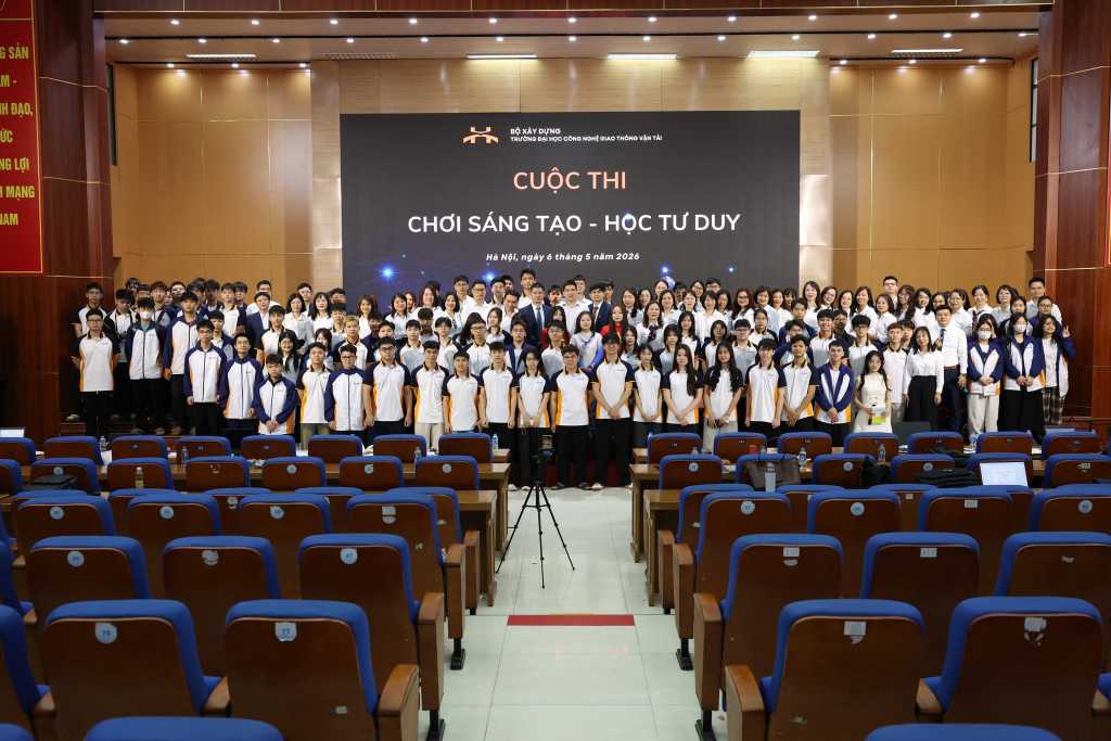 Chung kết “Chơi sáng tạo - Học tư duy” 2026 lan tỏa tinh thần đổi mới sáng tạo trong sinh viên UTT