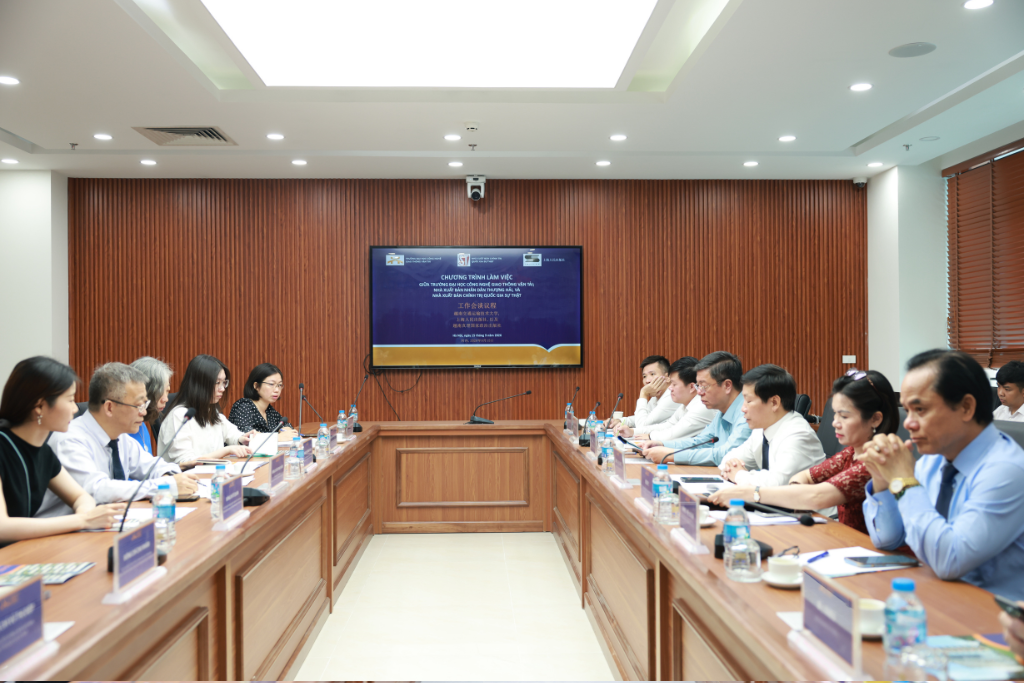 UTT tăng cường kết nối quốc tế qua trao đổi kinh nghiệm xuất bản với các đối tác Việt Nam - Trung Quốc
