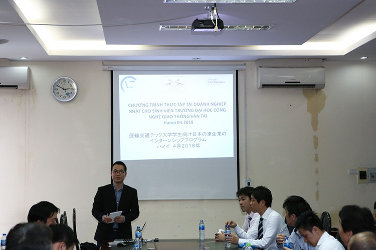 Hội thảo cho sinh viên Ngành CNKT ô tô - Chương trình Internship học tập và làm việc tại Nhật Bản
