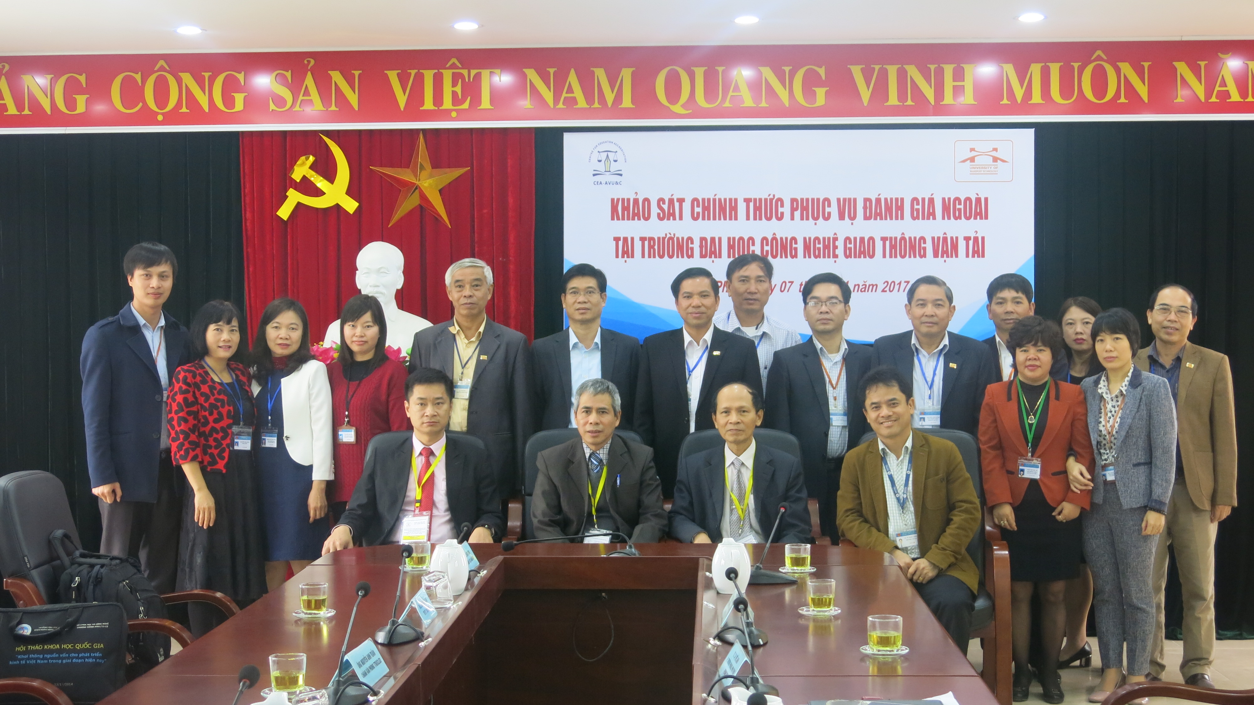 Khảo sát chính thức phục vụ đánh giá ngoài Trường Đại học Công nghệ Giao thông vận tải
