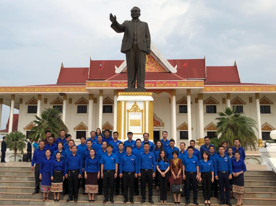 Tuổi trẻ ĐH Công nghệ GTVT tham gia Đoàn tình nguyện Thủ đô thăm, làm việc tại Viêng chăn và Đại sứ quán Việt Nam tại Lào