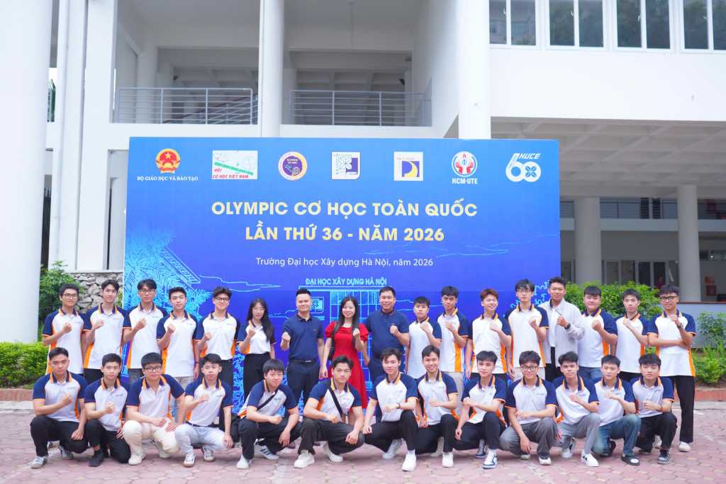 Sinh viên UTT giành nhiều giải thưởng tại Kỳ thi Olympic Cơ học toàn quốc lần thứ 36