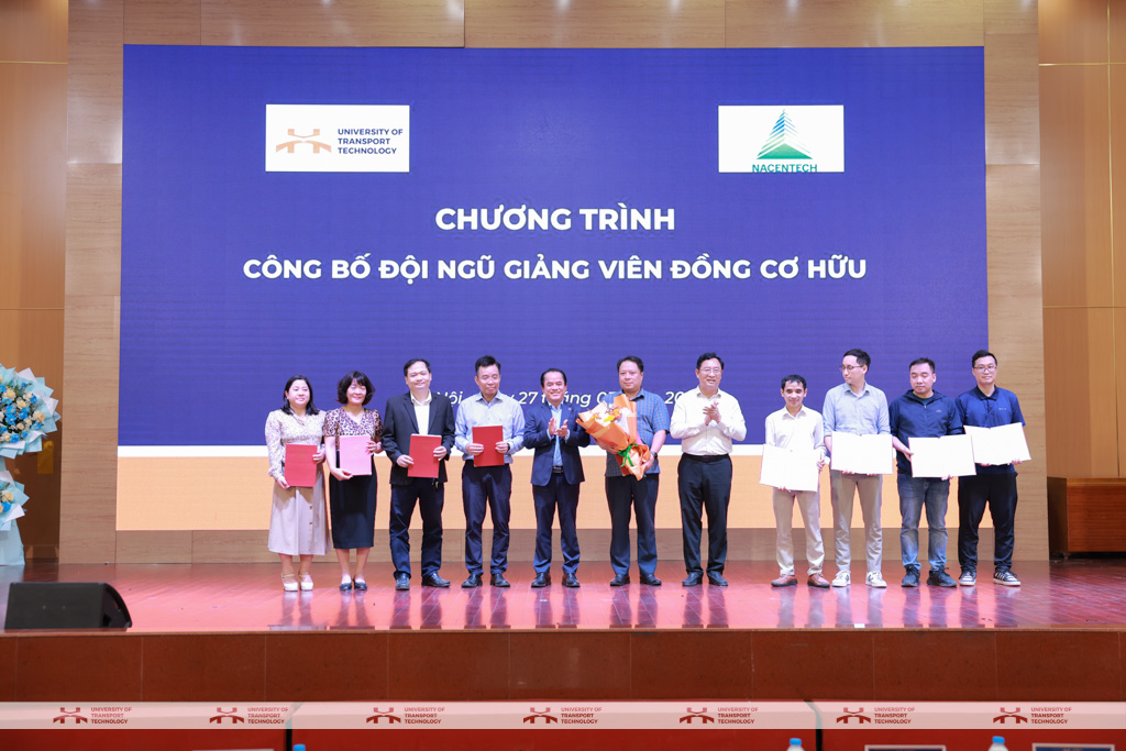 UTT - NACENTECH công bố đội ngũ giảng viên đồng cơ hữu