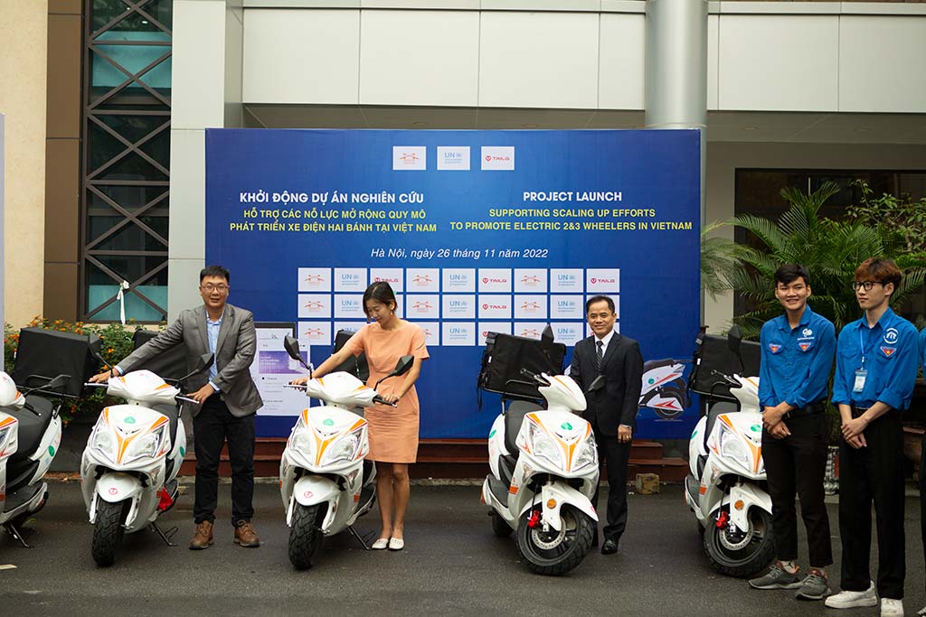 UTT khởi động dự án Hỗ trợ các nỗ lực mở rộng quy mô phát triển xe điện 2 bánh tại Việt Nam